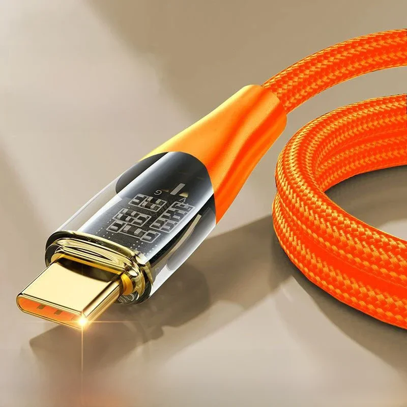 Kabel USB do typu C o mocy 120 W Super szybkie ładowanie danych do Xiaomi 12 Redmi Note 11 Samsung S23 S22 Huawei Type-c Charger Cord — zdjęcie 2