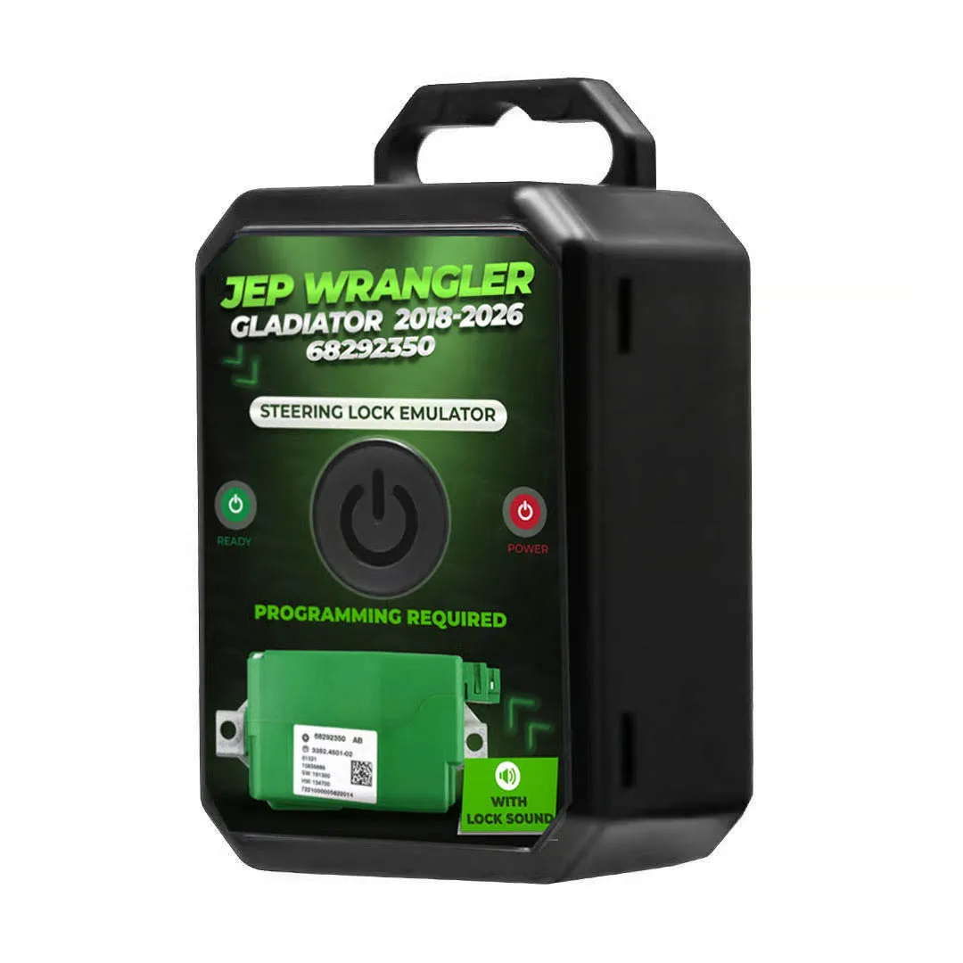 ELS ELV Steering Lock Emulator Simulator ForJeep Wrangler Gladiator 2018-2026 Steering Wheel Lock Emulator Part Number 68292350