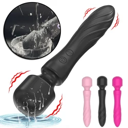 Vibrador de varita mágica de pelo grande AV, Masaje erótico del cuerpo, estimulador del clítoris del punto G, juguete Sexy para masturbador femenino, Juguetes sexuales para adultos