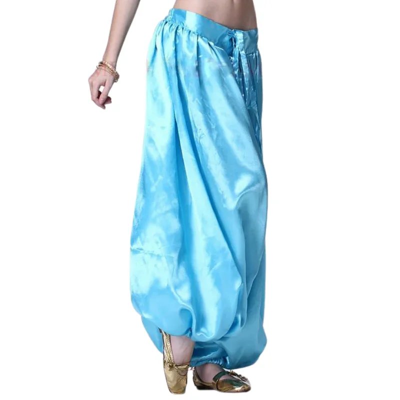 2023 taniec brzucha Tribal Harem spodnie Bellydance indyjskie spodnie egipskie spodnie latarniowe na boże narodzenie luźne spodnie różne kolory — zdjęcie 2