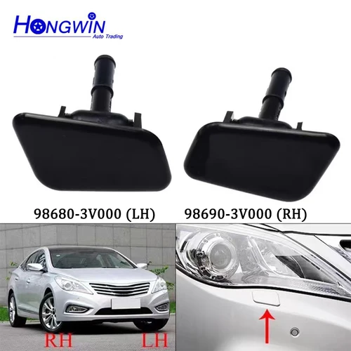 Tapa de la boquilla de pulverización del lavafaros para Hyundai Azera 2011 2012 2013 2014 OE: 98680-3V000 98690-3V000