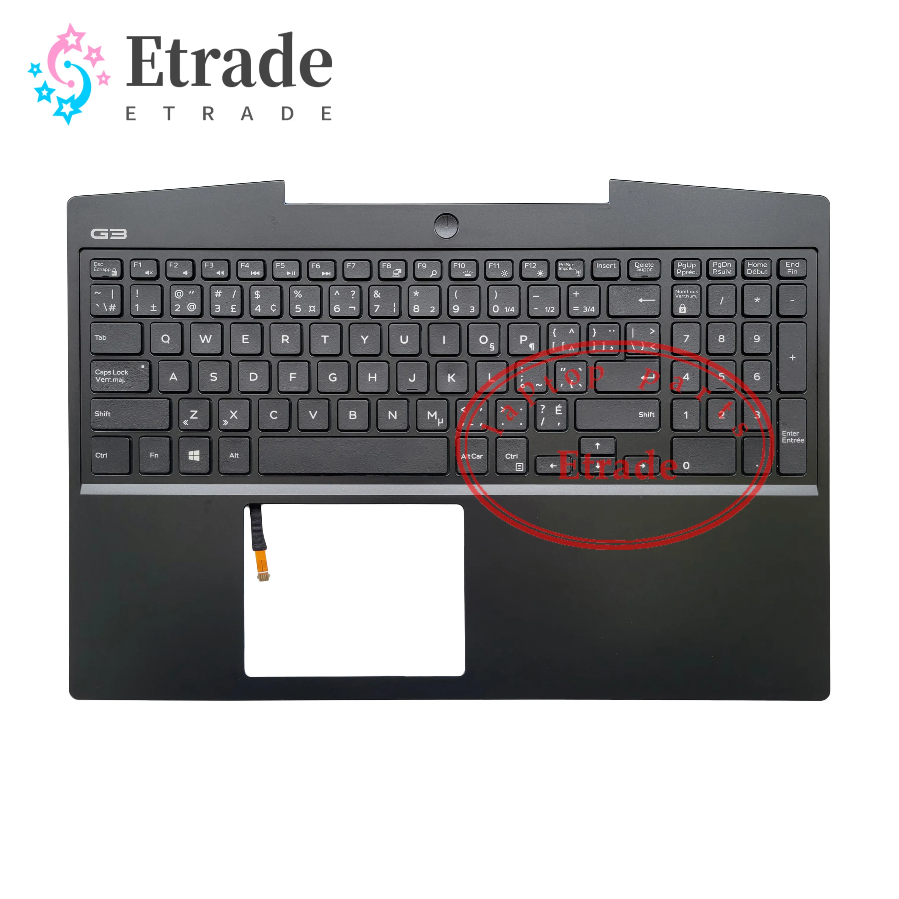 New Original For Dell G3 3500 Series Laptop Palmrest Upper Case Cover With Backlit Keyboard 2DPKM CN83D 22P3J 0FG5F 9K12Y KNX5H