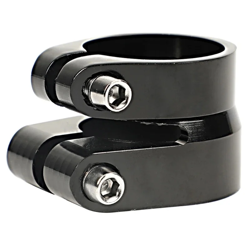 AliExpress RISK Reliable Double Layer Bike Post Clamp 31.8mm/34.9mm Quick Release Seatpost Collar Cycling Accessory Easy to Use