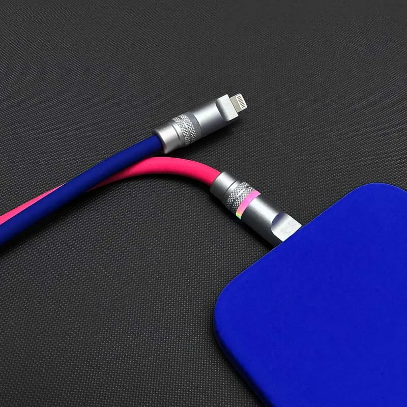 PD100W Soft Silicone Smart Light Type C Fast Charging Cable for iphone 15 Huawei Samsung Xiaomi Wire Cord