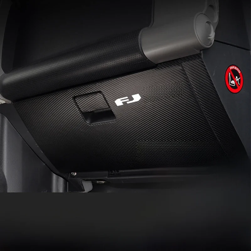 Main Copilot Anti Kick Protective Pad For Toyota FJ Cruiser Console Bottom Anti-Dirty Pad Leather Sticker Decoration Accessories