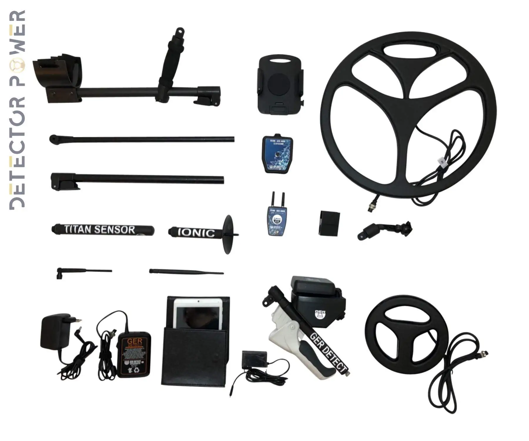 

FAST SHIPPING on Professional Metal Detector GER Detect TITAN 1000- Long Range Gold Detector. @Sales