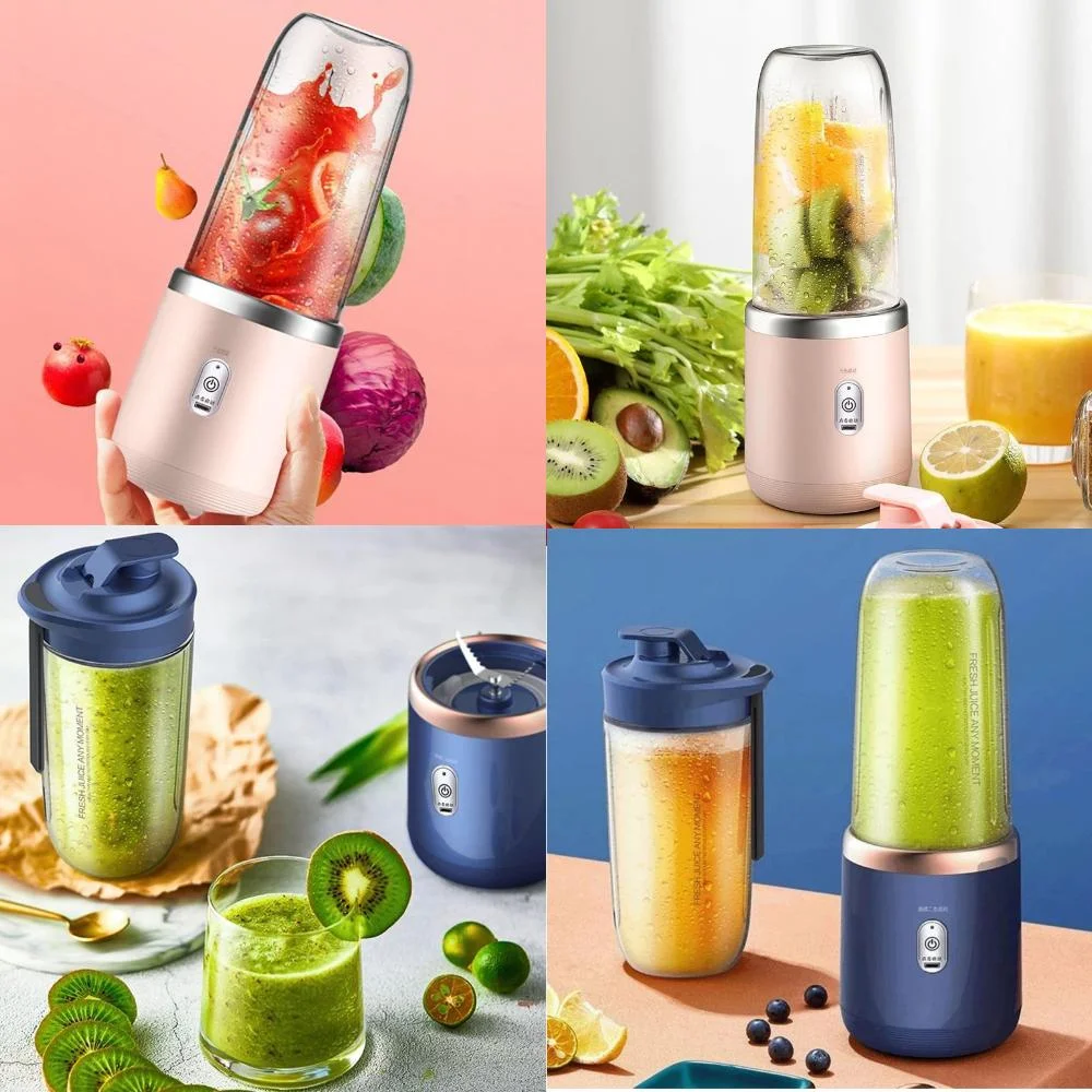 400ml Portable Electric Juicer Mini Blender with Extra Cup-Ideal for Juicer and Smoothies