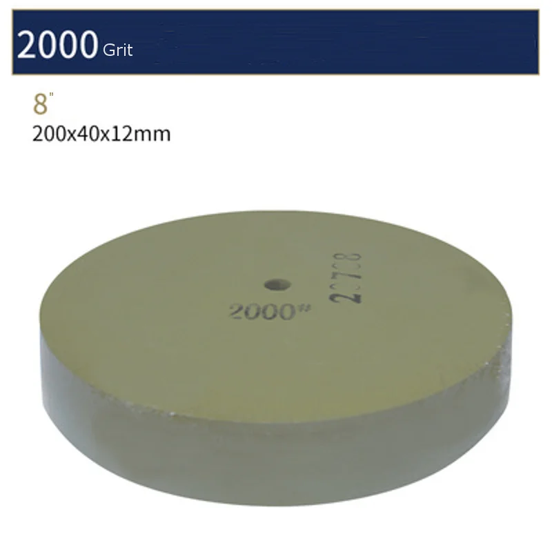 Imagem -03 - Carboneto de Silicone Rebolo Polimento e Afiação Moedor de Pedra Molhada 1000 2000 Grit