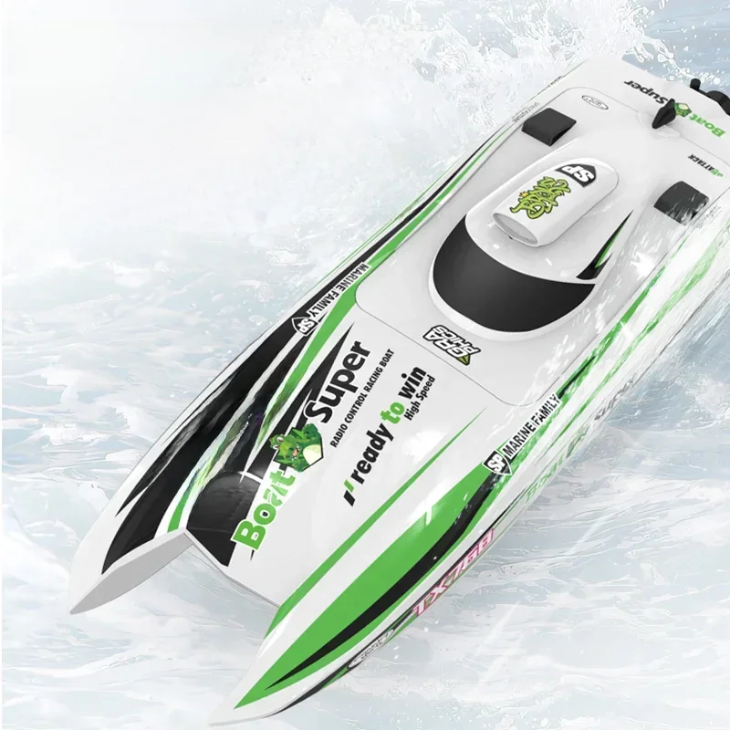2,4G Bürstenloser RC-Rennboot TX768 mit Fernsteuerung, Turbojet-Speedboot, 30 km/h Hochgeschwindigkeits-Wasserfahrzeug, Spielzeug für Erwachsene