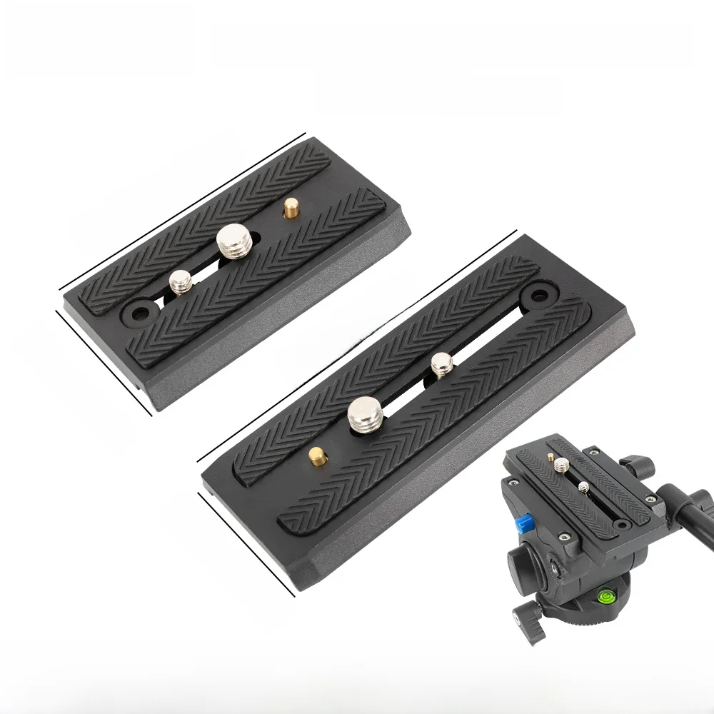 Płytka szybkiego uwalniania aparatu cyfrowego Uchwyt mocujący aparat Podstawka podtrzymująca do głowicy hydraulicznej statywu Manfrotto Adapter Clamp — zdjęcie 2
