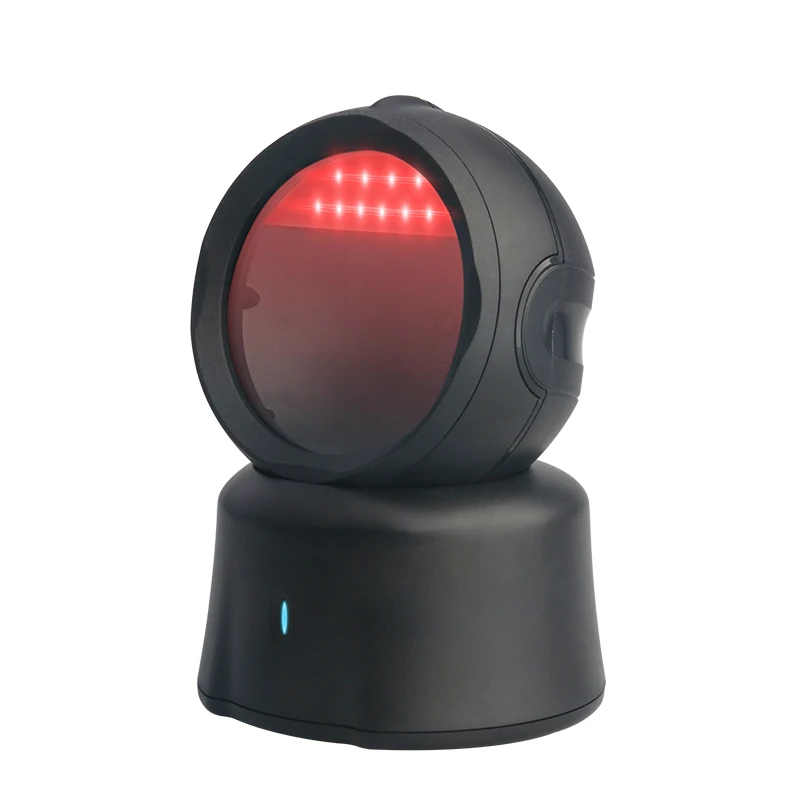Leshine 1.0MP HD Camera Desktop Barcode Scanner 1D 2D QR Code USB-COM RS232 for Supermarkets  Stores for PC Laptop Cashier