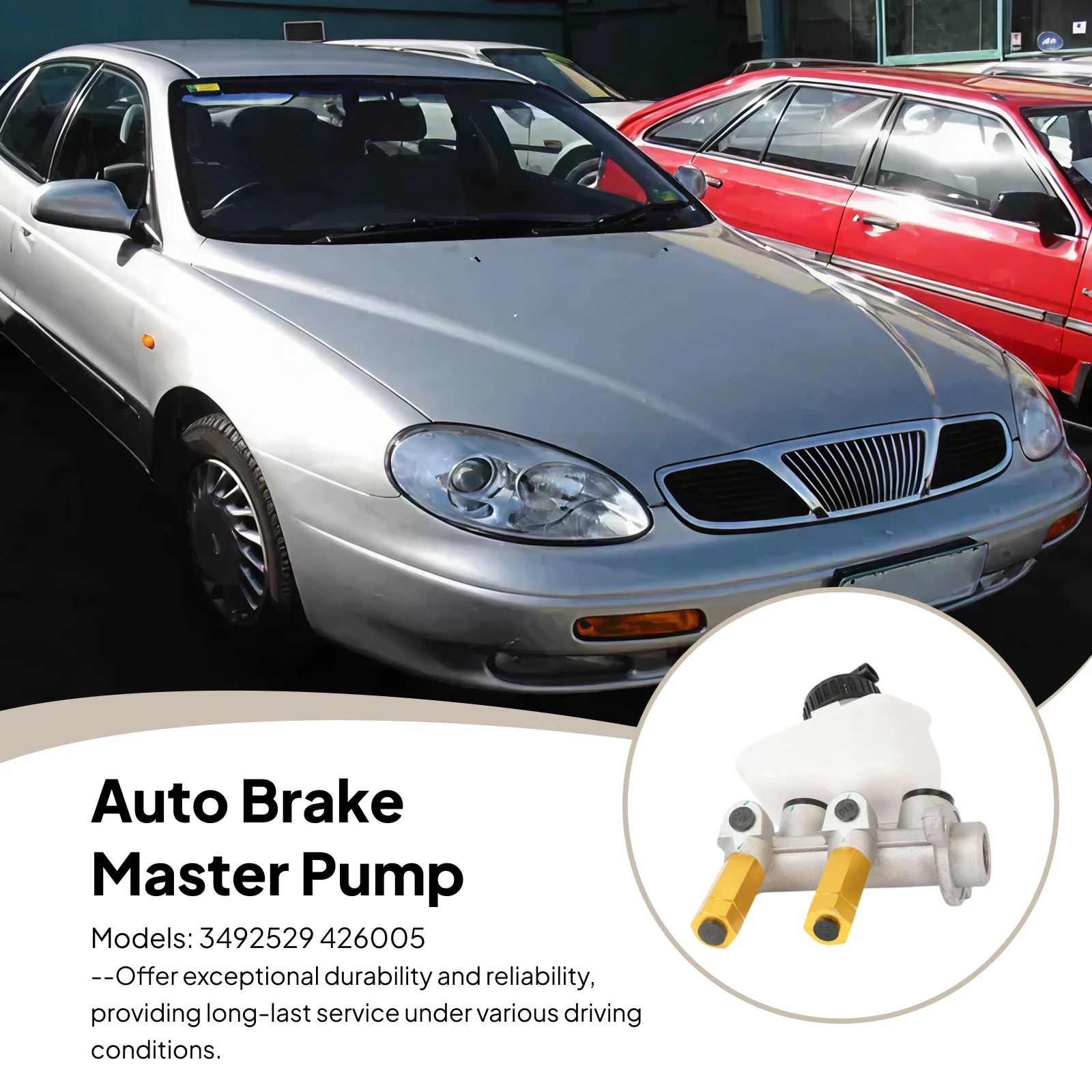 

Brake Master Cylinder Easy Installation Multipurpose High Performance Brake Master Cylinder Assembly for Auto Replacements