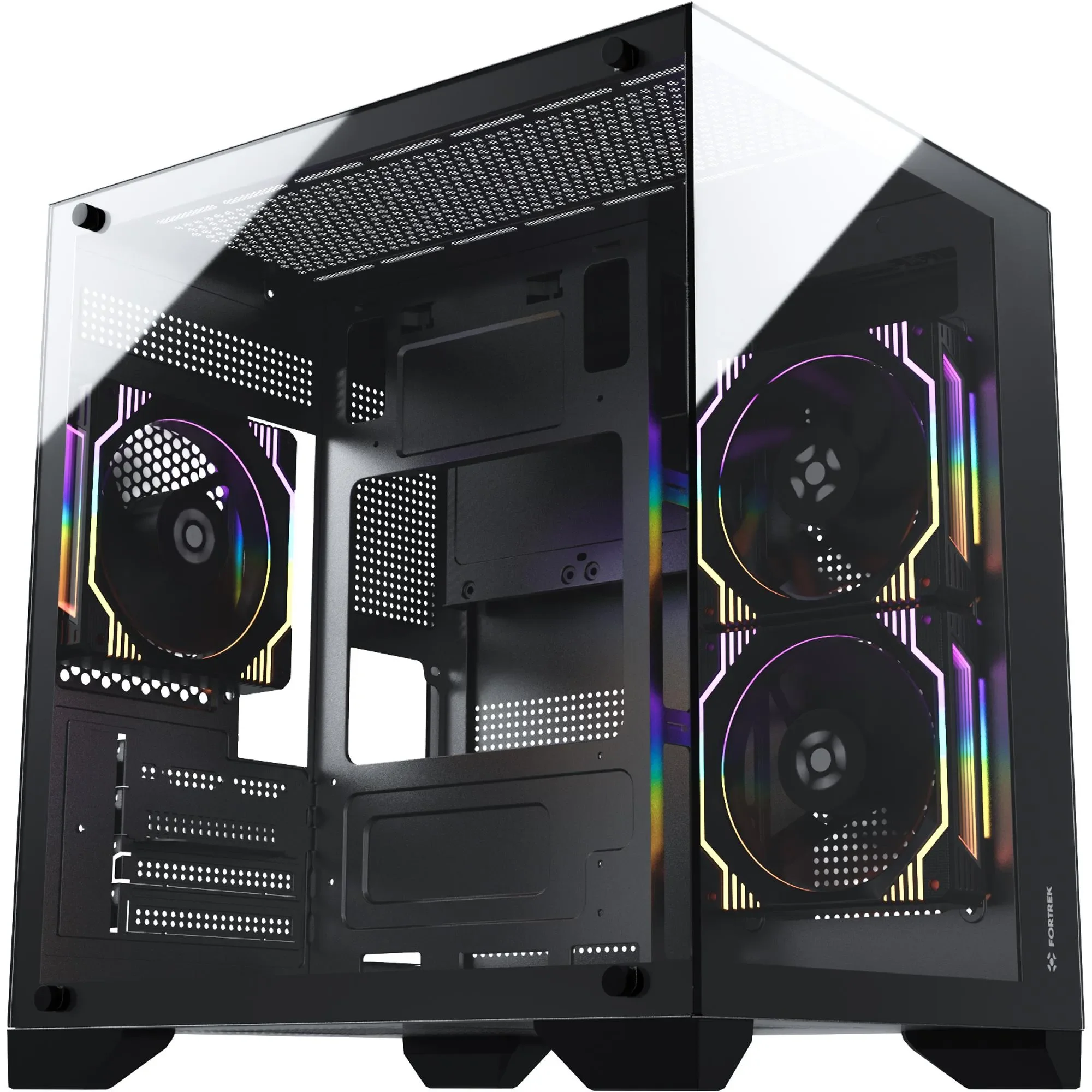 gabinete-gamer-fortrek-clarity-torre-media-vidrio-templado-matx-negro-sin-fuente-sin-ventiladores