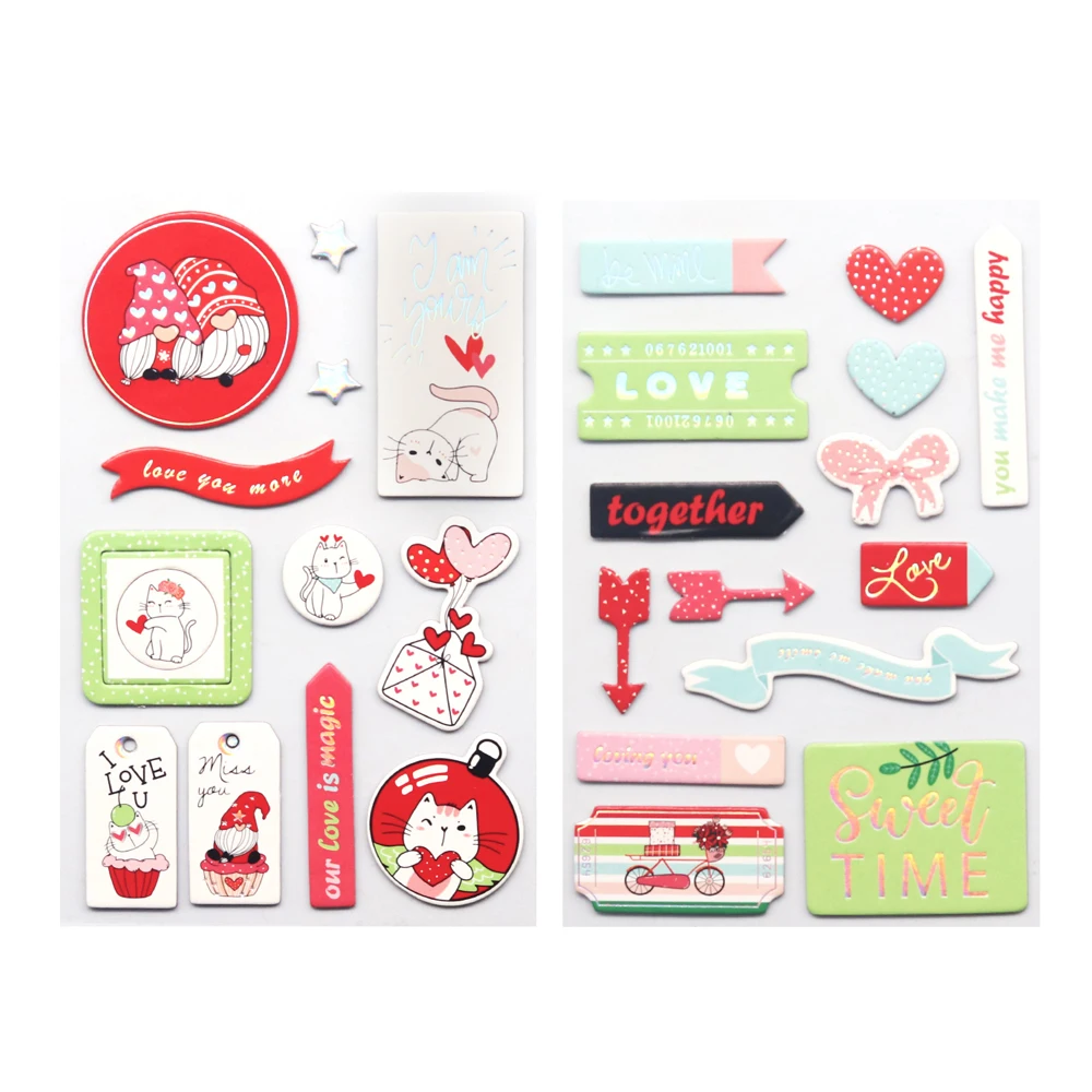 Creative Path 10-teiliges „Loving-Season“ Scrapbooking-Journaling-Set mit Dekorationspapier, Stanzformen, Aufkleberbögen und DIY-Bastelset – Detail 36