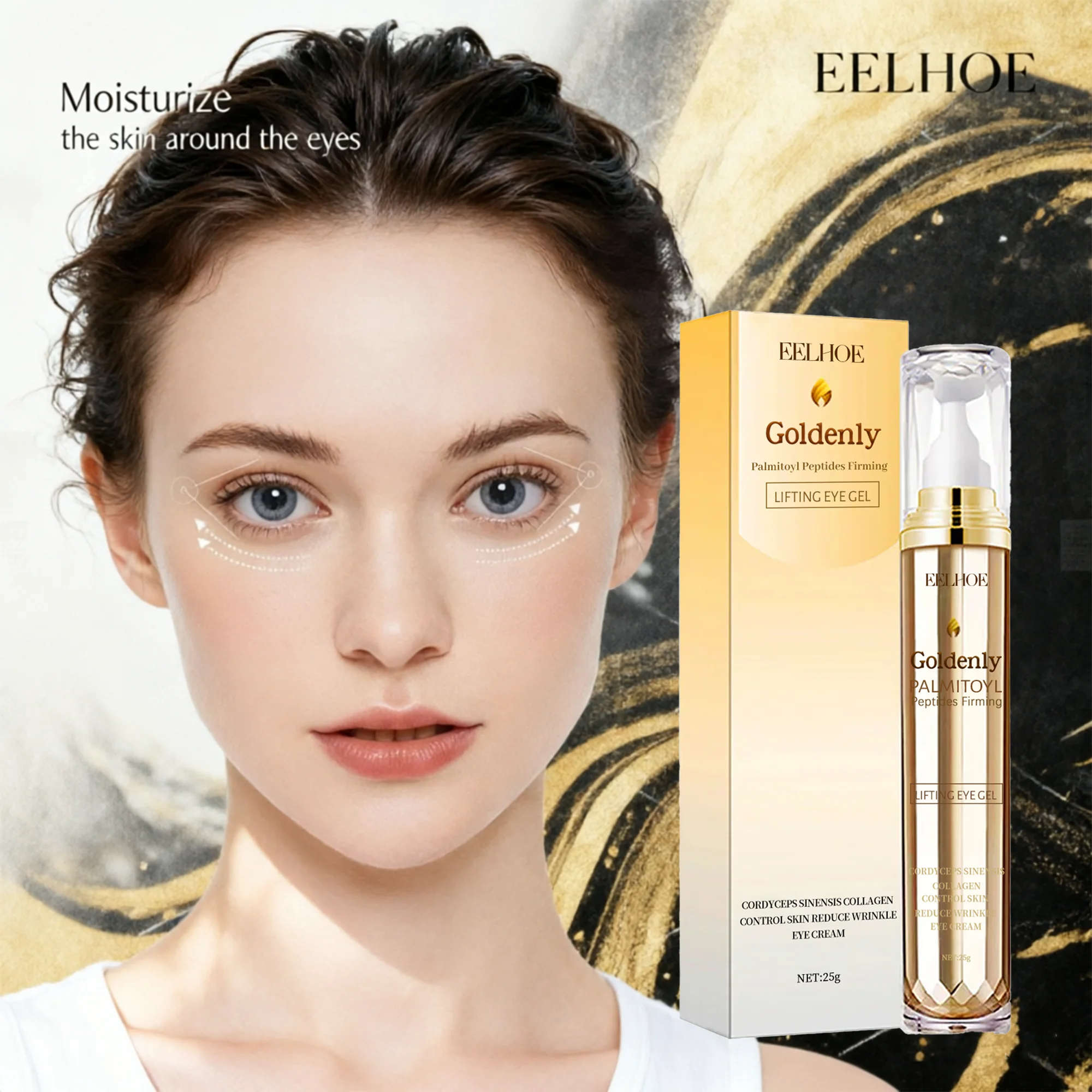 

EELHOE Care Eye Cream Gentle Moisturizing Comfortable For Daily Facial Skin Maintenance Use 25g