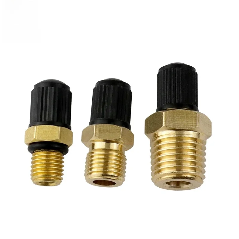 AliExpress JIGONG Brass Tire Valve Stems 1/8 NPT 1/4 NPT M8x1 High-Quality Air Valves for Car Motorcycle Bike Tires Caps Durable