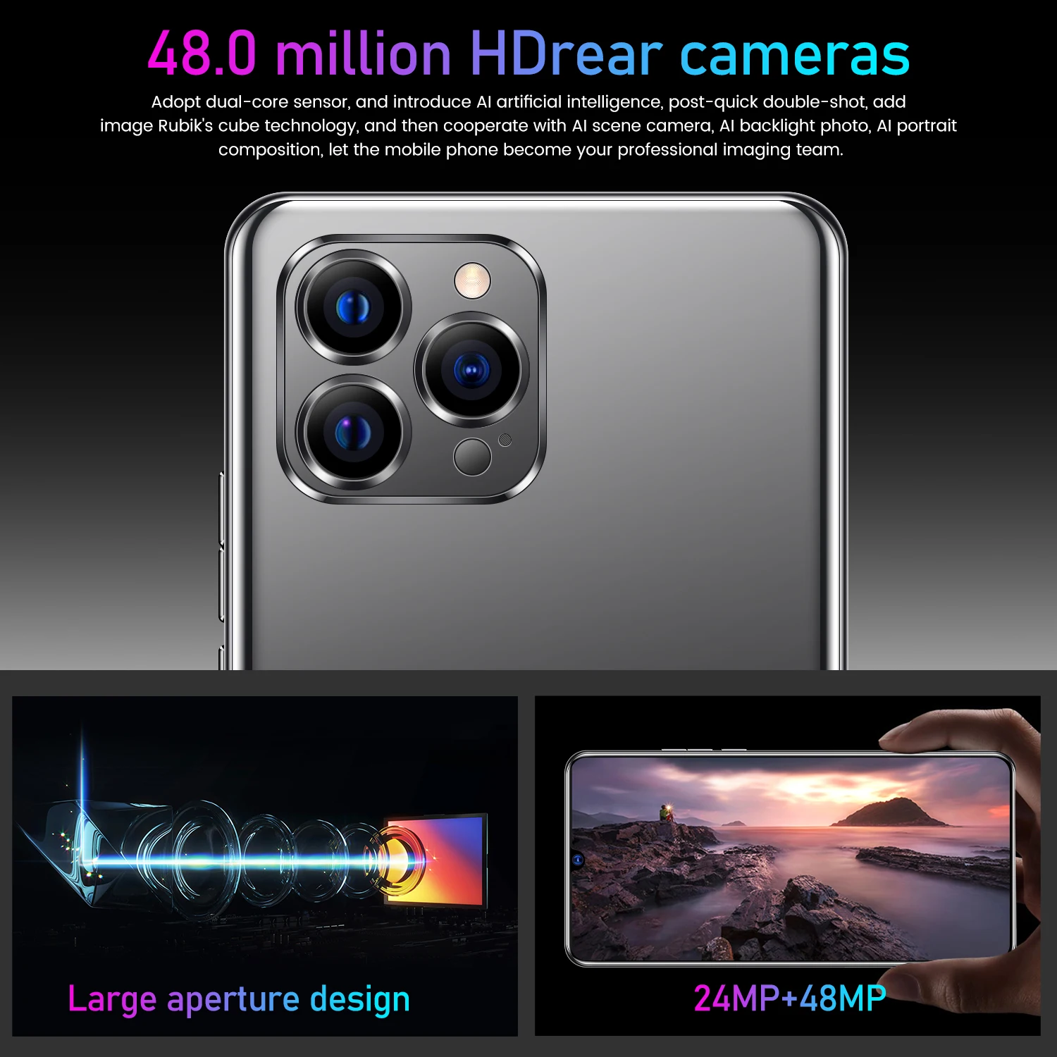 New XS16 Pro Original Intelligent 5g Dual Card Android10 System Global Version 5200mah Battery Facial Recognition