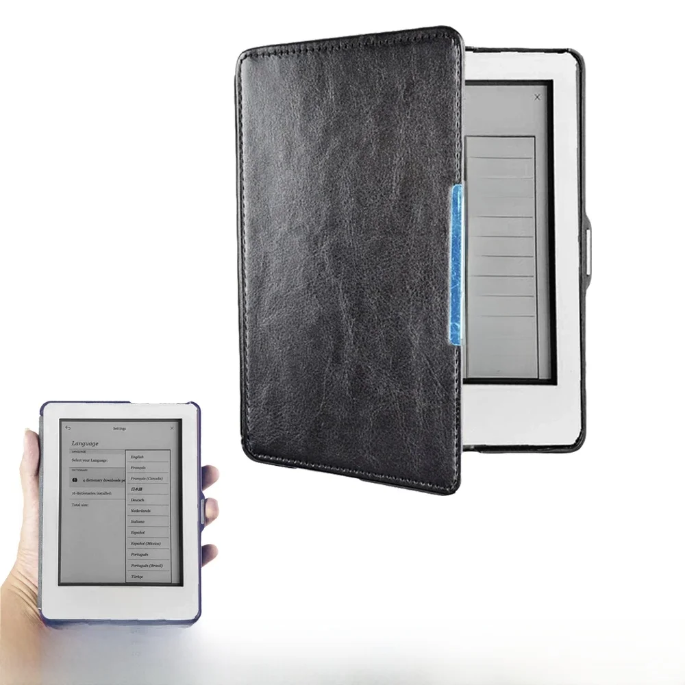 Etui na czytnik Kobo Glo HD 6.0 cala Model N437 Skórzana obudowa Kobo Touch 2.0 Model N587 Pokrowiec na książkę — zdjęcie produktu 7