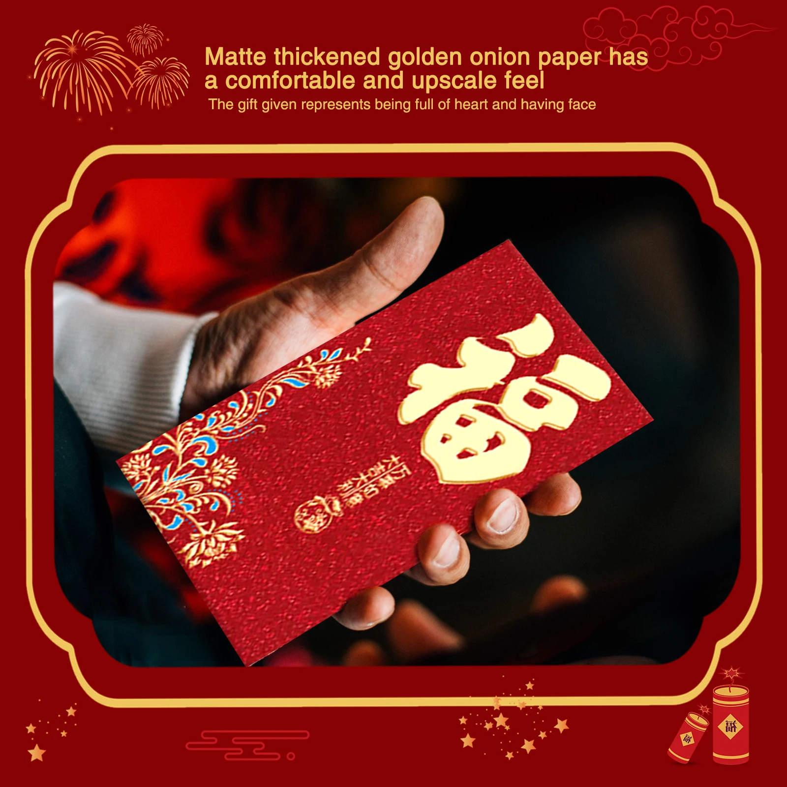 24 Pcs Chinese New Year Red Envelopes 2024 Chinese New Year Money Envelope Hong Bao, Lucky Money Red Packets for Chinese