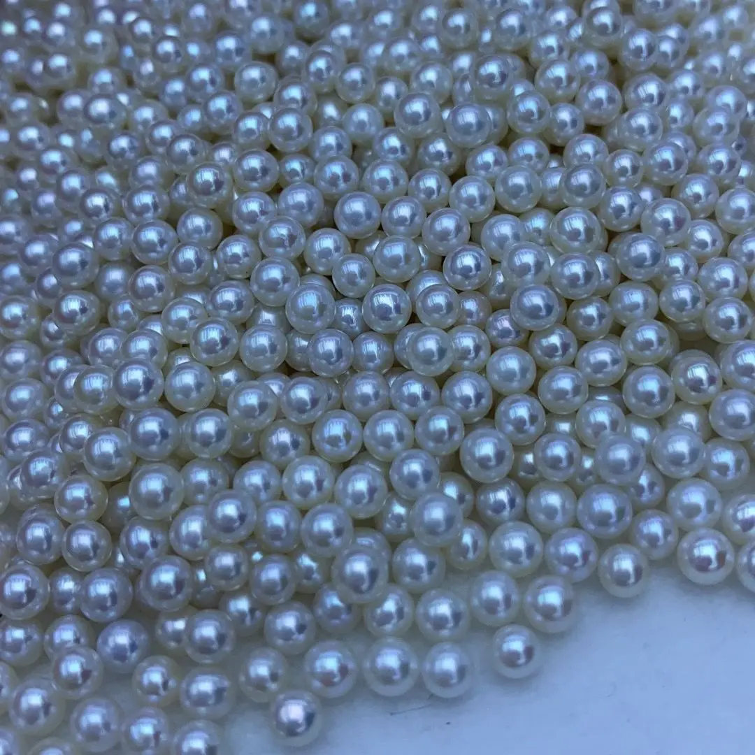 MADALENA SARARA 2.5-3.0mm Freshwater Pearl Bead Round Natural White Good Quality Shinny Luxury 10pcs/lot