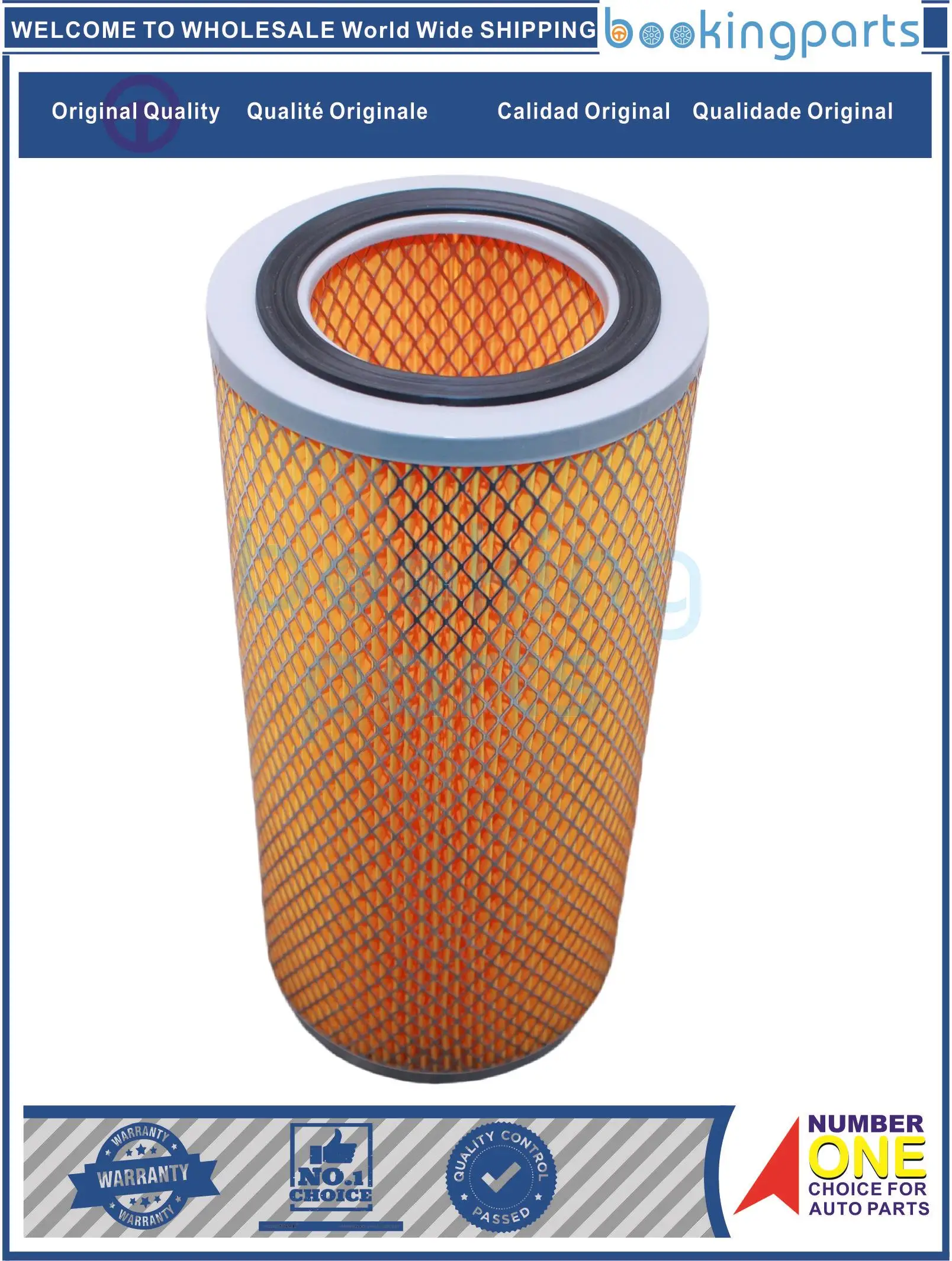 AIF11916,FLI6886,LX882 Air Filter For TOYOTA HIACE 89-,05- 1RZ,2RZ,L,2L,3L,5L[POPULAR][H=281 OD=134 ID=77]