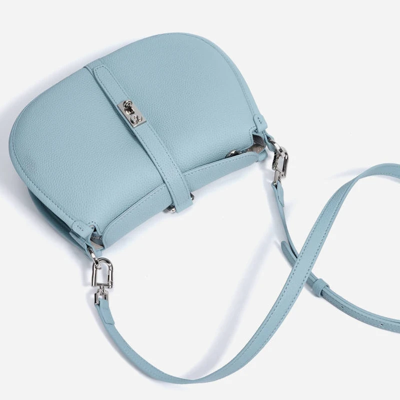 

Gorfia Women's Genuine Leather Tote Bag Luxury Design with Unique Lock And Double Zipper Closure Casual Shoulder Handbag