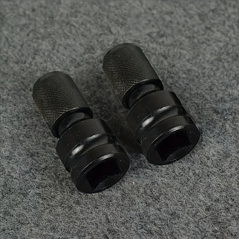 3 Pieces of 1/2 Square inch to 1/4 inch Hexagonal Ratchet Socket Wrench Socket Adapter Wrench Kit, Transmission Converter, Impact Tool, Drill Socket Combination Kit view 3