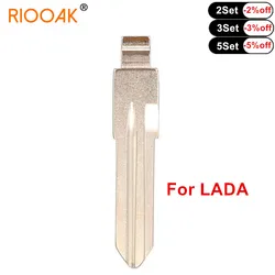 10pcs L5 Car Key Blade Uncut Replacement Car Key Blade Case for Lada Shell Blank Cover