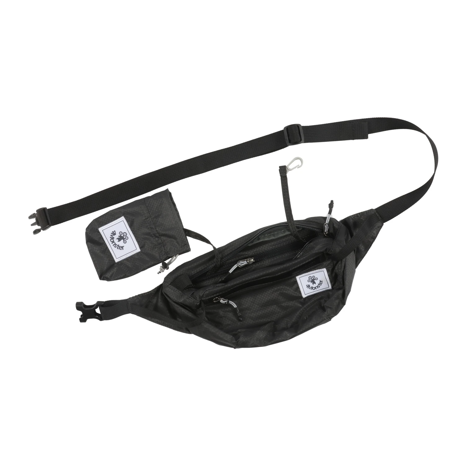 Wear-resistant Mobile Waist Bag For Both Men And Women Hiking Waist Packs Portable with Multi-Pockets Adjustable Belts