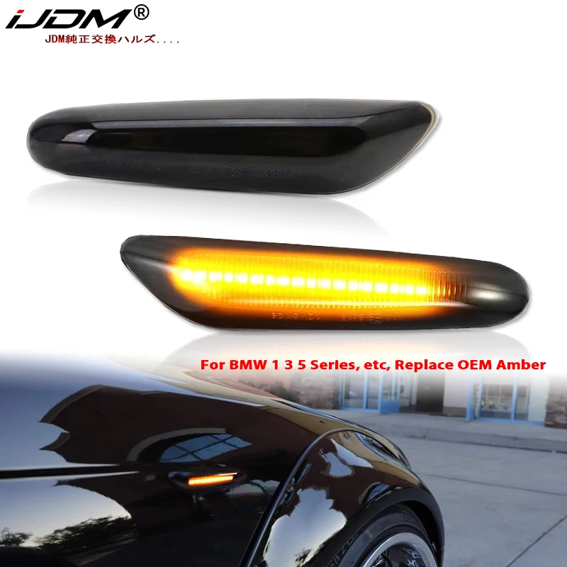 IJDM Auto Blinker Birne Bernstein Für BMW E81/E82/E87/E88 E90/E91/E92/E93/E46 M3 E60/E61 1 3 5 X Serie Vordere Seite Marker Lampen