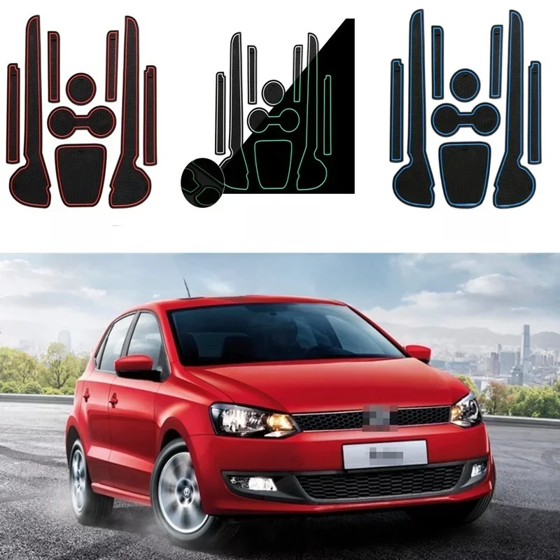 Antypoślizgowe gumowe maty do VW POLO 6R 6C 2010 2011 2012 2013 2014 2015 2016 2017 MK5 VW GTI Akcesoria — zdjęcie 2