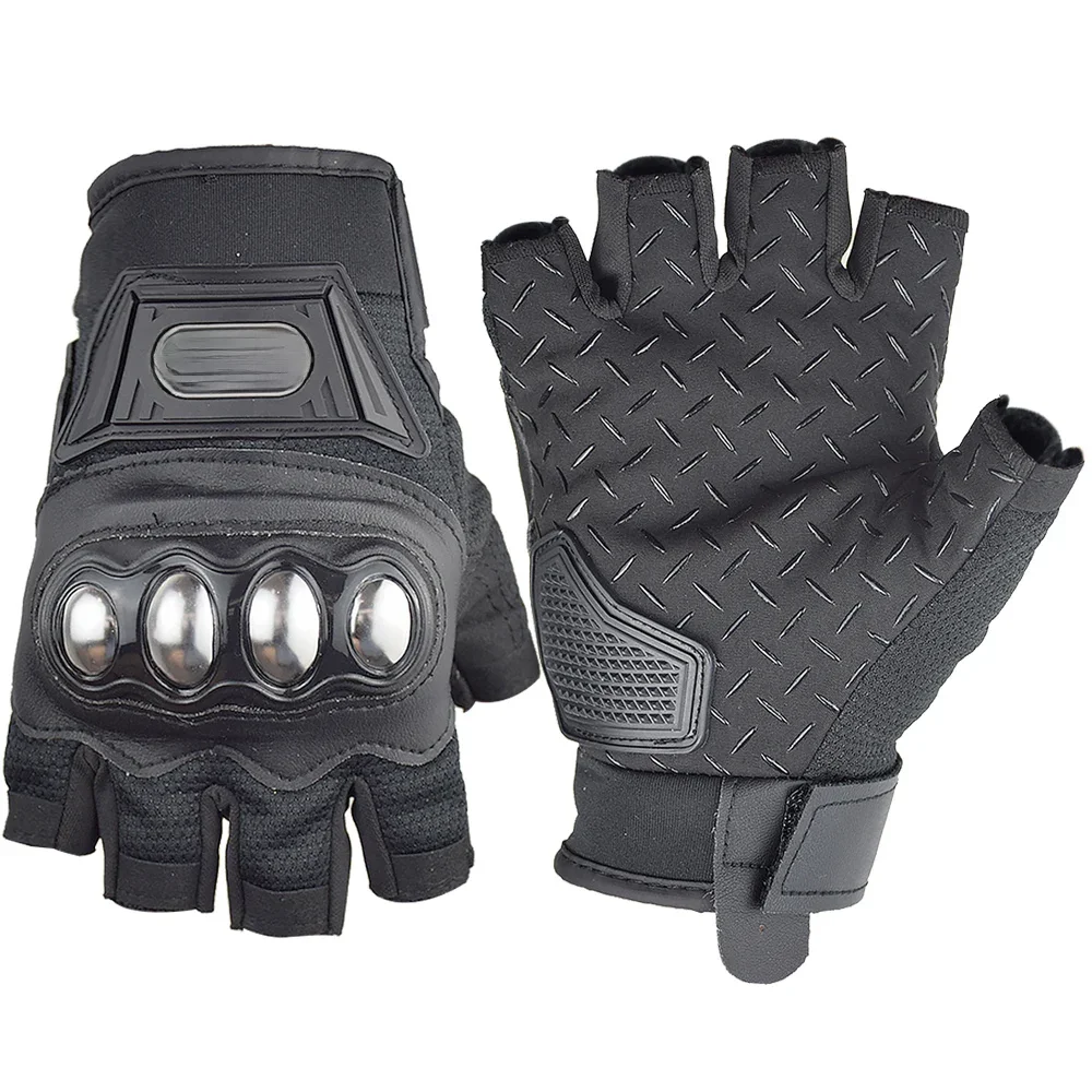 AliExpress SUOMY Fingerless Gloves Summer Motorcycle Gloves Breathable Motorbike Half Finger Glove Dirt Bike
