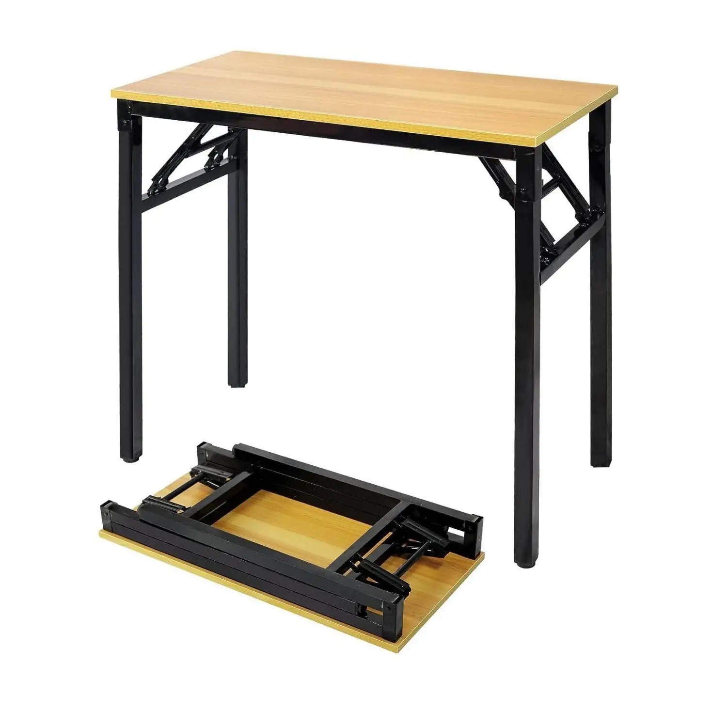 Folding Table Multi Functional Portable Desk With AdjUStable Height Legs ,100*50cm