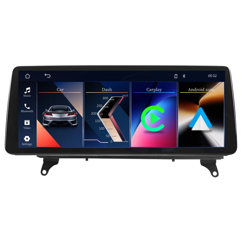 MEKEDE EU-Lager 10,25 Zoll Linux-System Autoradio für BMW X5 E70 X6 E71 2007-2014 CCC CIC WIFI BT Kabelloses CarPlay Android Auto GPS-Navigation QLED-Touchscreen-Hauptgerät mit Unterstützung für
