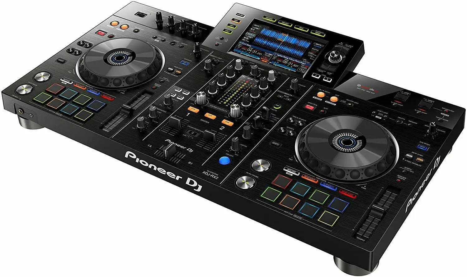 Professional DJ Misturador Pioneer XDJ-RX2 XDJRX2 Digital DJ Controller System Touchscreen Rekordbox 100% Novo Misturador de DJ