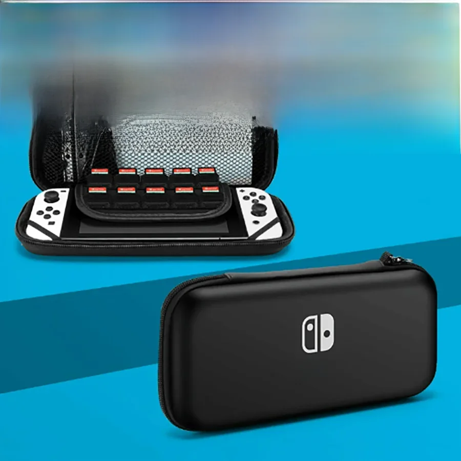 Para interruptor caixa de proteção do jogo oled capa protetora interruptor console oled saco