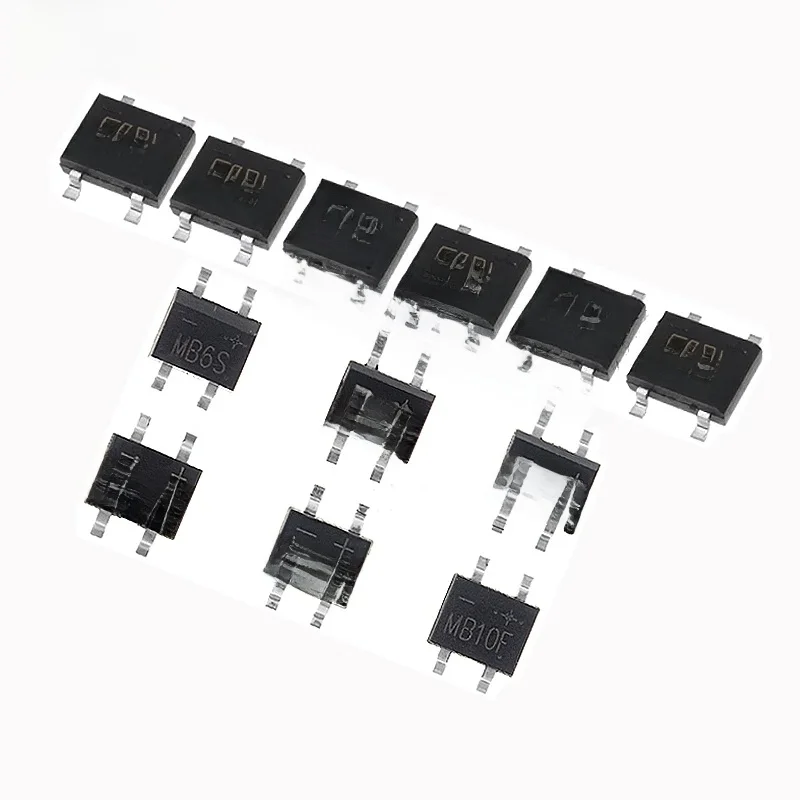 20 pièces MB6F MB6S MB8F MB8S MB10F MB10S SOP-4 ABS8 ABS10 ABS210 DB105S DB106S DB107S DB157S DB207S SOP Pont redresseur