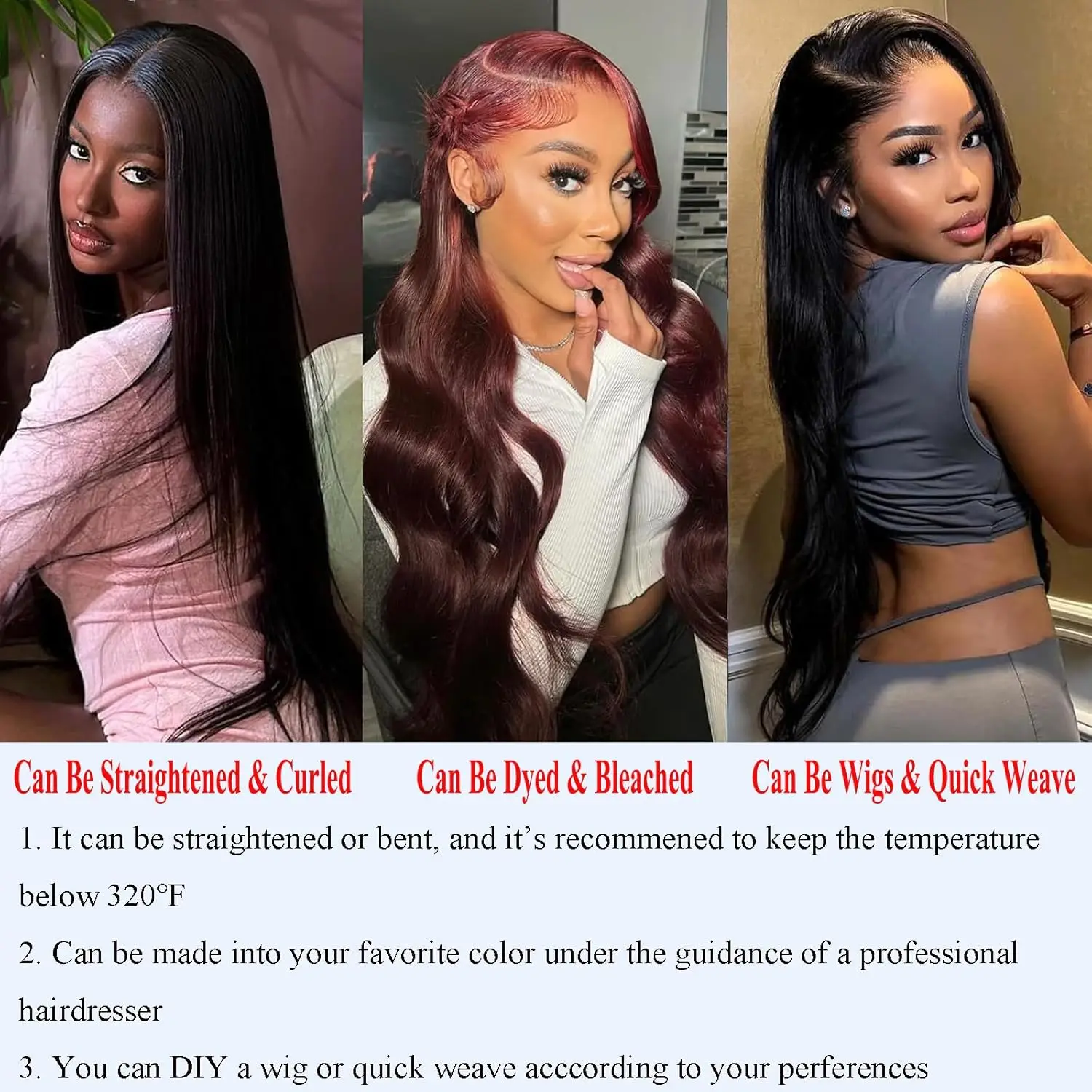 30 36 Inch Body Wave Bundles Human Hair 3 4 5 6 Bundles Brazilian Remy 100% Unprocessed Weave Extensions Wavy Doule Weft Bundles image 6