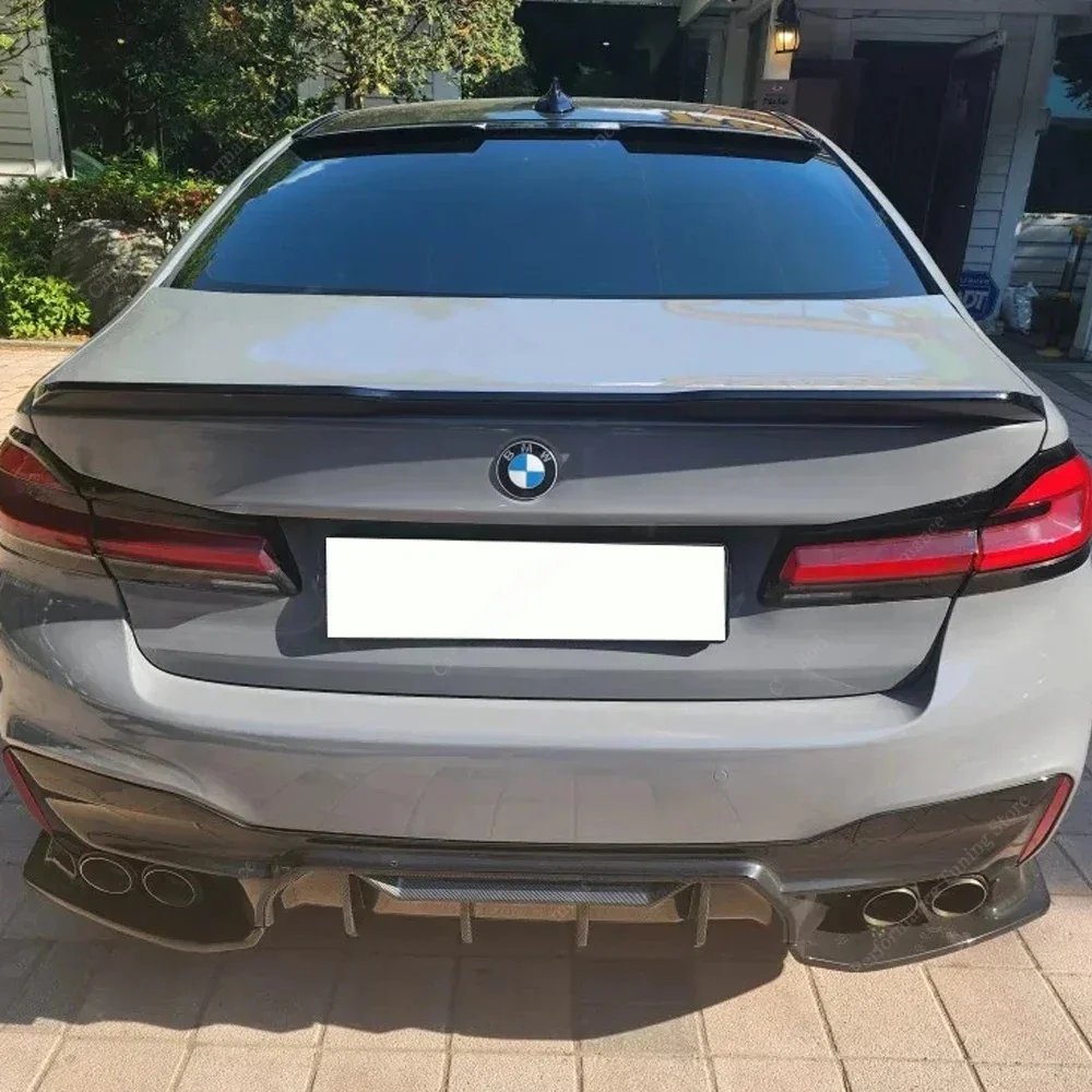 Voor BMW G30 F90 MP Stijl Kofferbak Spoiler & Dakspoiler M5 550i 550d 540i 530d Achterspoiler vleugel 2017-2023 Bodykit Tuning - afbeelding 2