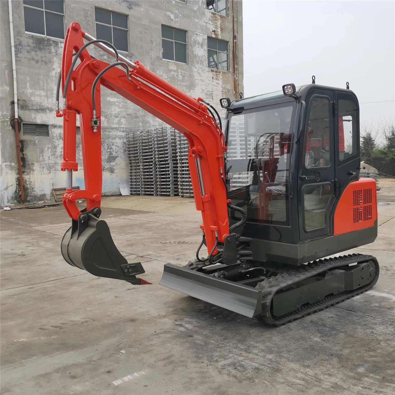 Factory direct sales mini hydraulic 3 tons Kubota D1703 crawler excavator wholesale Euro 5 large engineering customized products