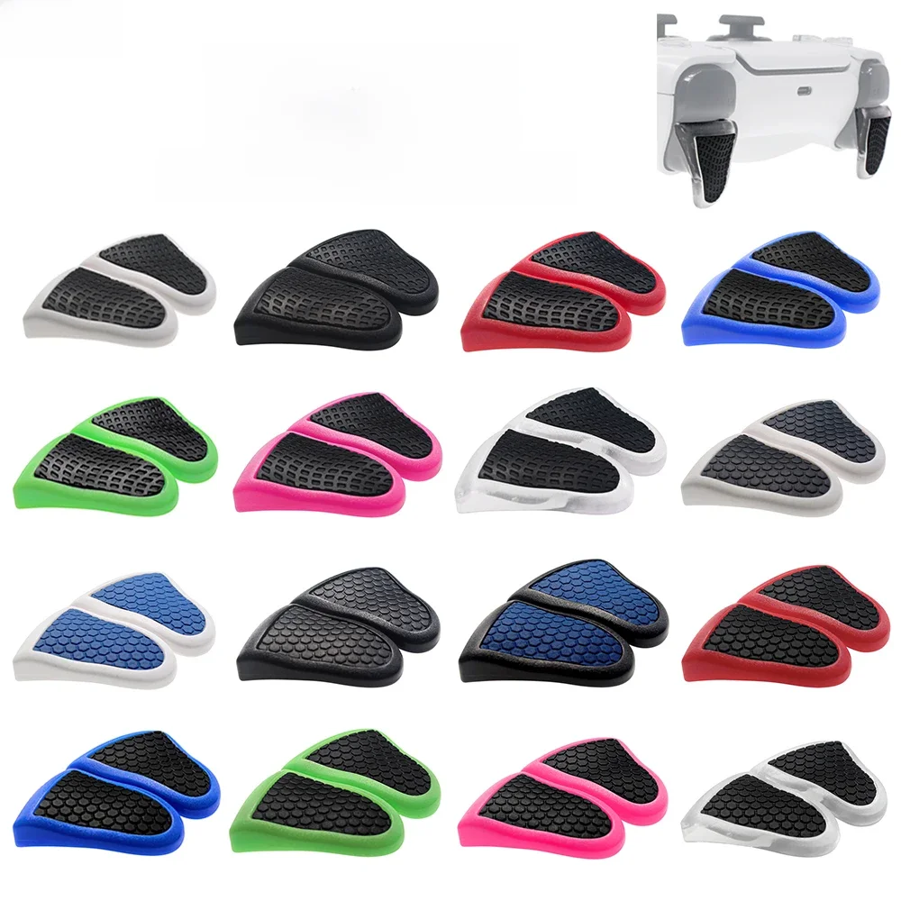 JCD – Kit de boutons d'extension analogiques L2 R2, 1 pièce, pièces de rechange antidérapantes pour contrôleur PS5, jeu de clés d'extension