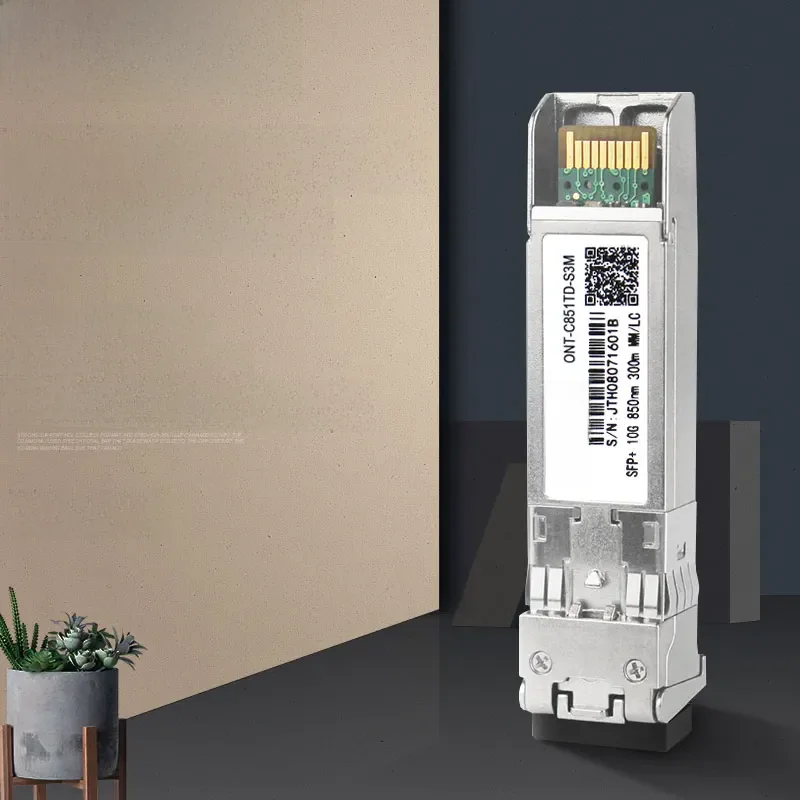 Moduł 10Gb SFP+ Multimode 300m MM Duplex Transceiver SFP+ z optycznym złączem LC, kompatybilny z Cisco Mikrotik Switch — zdjęcie produktu 7