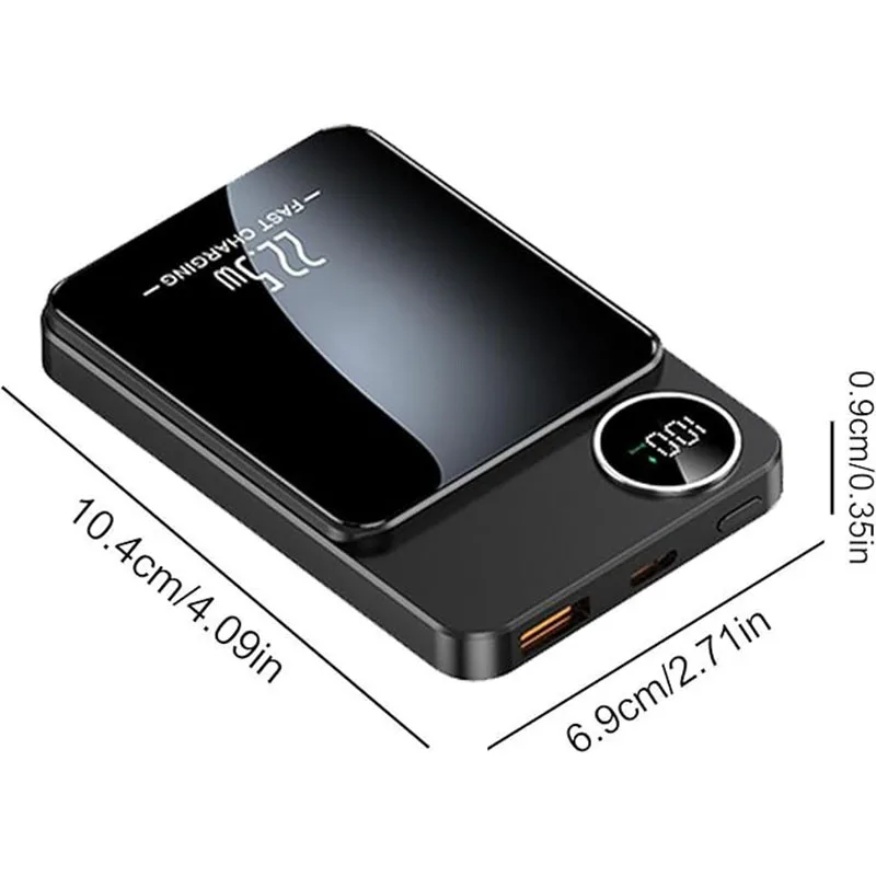 Magsafe Powerbank Tragbares Ladegerät Magnetischer Akku für iPhone für Samsung