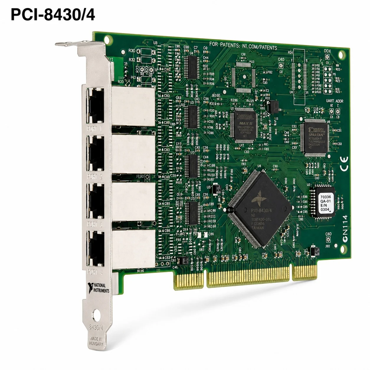 PCI-8430/4 4-Port PCI, RS-232 Serial Instrument Control Device 778979-01