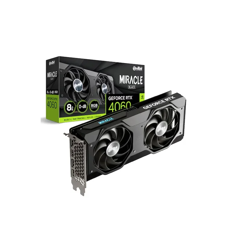 IMTECH GIFORCE RTX 4060 MIRACLE BLACK D6 8GB