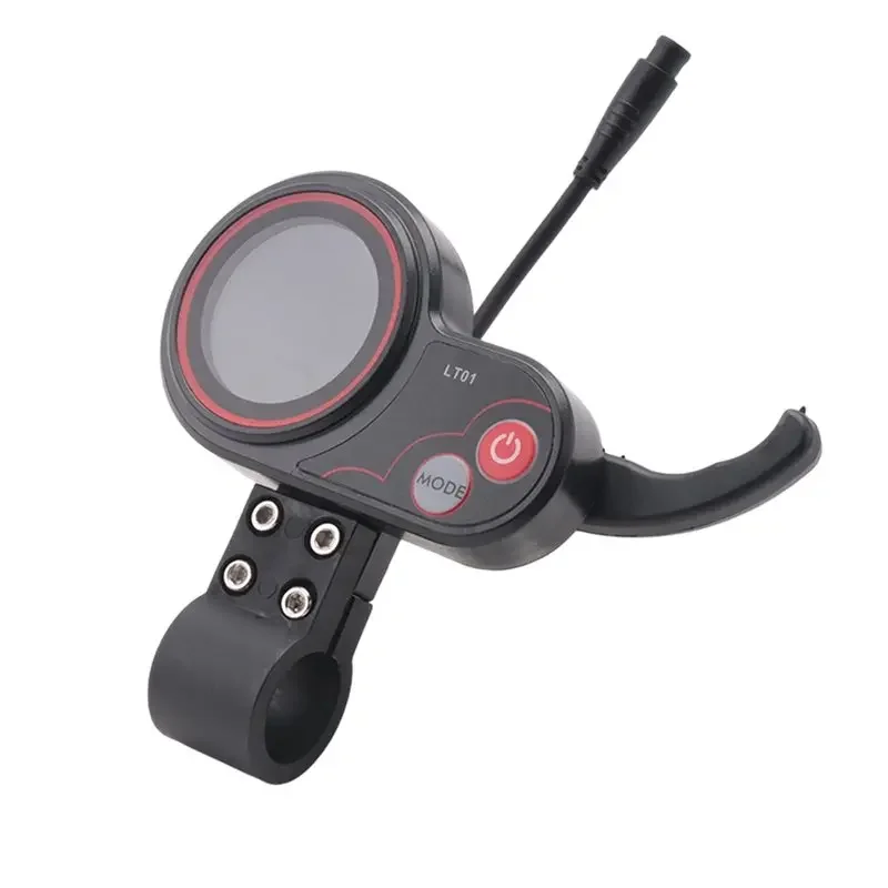 6PIN LT01 LCD Display Dashboard LCD Meter Thumb Throttle For Zero 8 9 10 8X 10X For Kaabo Mantis 8 10 Electric Scooter Parts