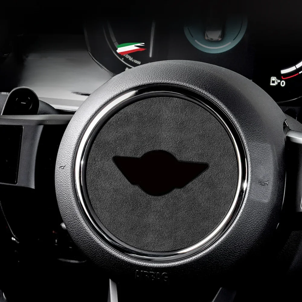 Super camurça para mini cooper f54 f55 f56 f57 f60 r55 r56 r57 r58 r59 r60 r61 flanela volante do