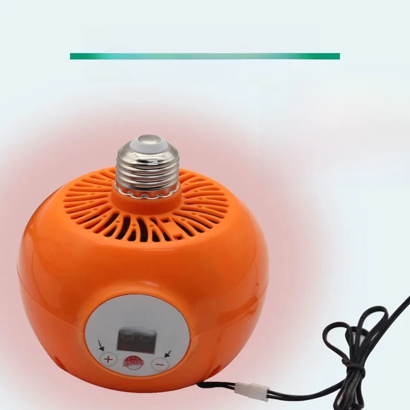 Chauffage pour animaux de compagnie lampe chauffante pour animaux lampe à lumière chaude Thermostat chauffage boîte de Reptile lampe chauffante 220V 150W pour incubateur