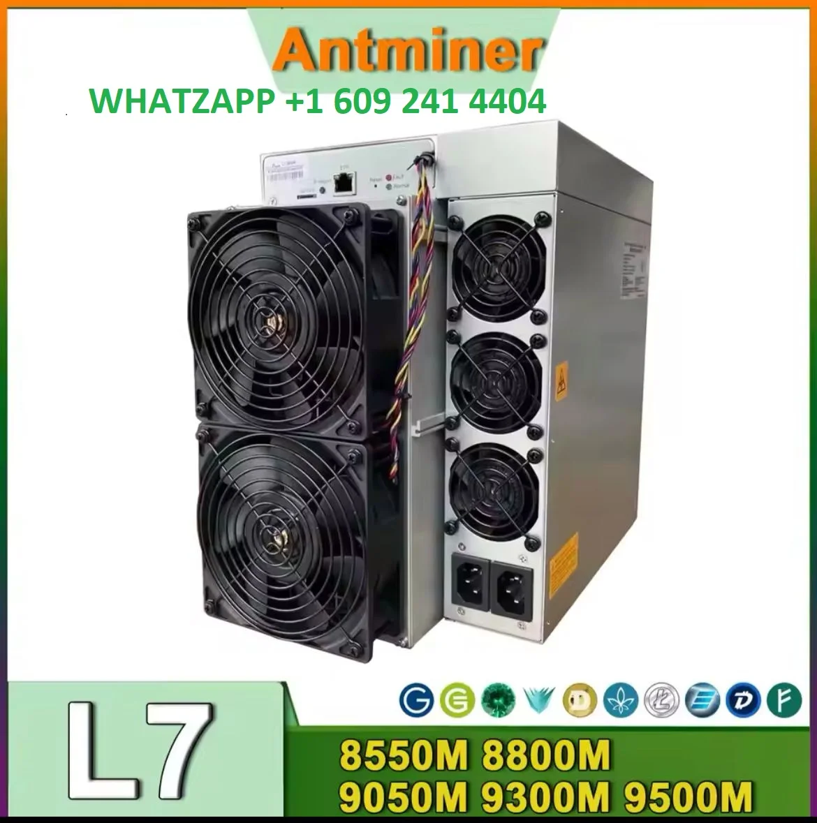 ST JANUARY SALES New Antminer L7 Miner, ASIC Mining Machine available in stock