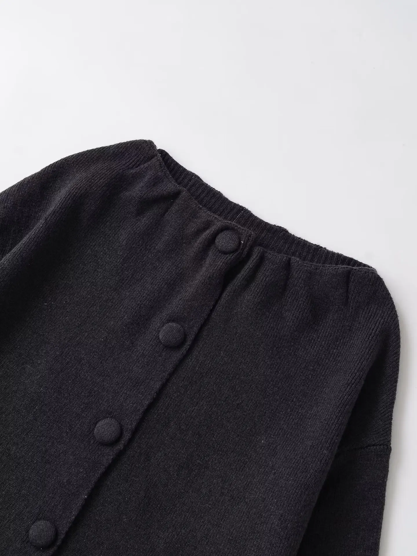 معطف نسائي كلاسيكي جديد للخريف/الشتاء، تصميم كاجوال فضفاض برقبة دائرية وأزرار متماسكة #3